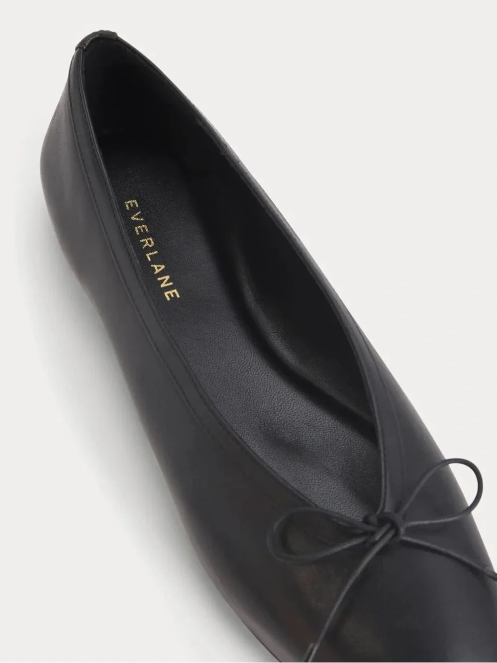 Brand New- Everlane Ballet Flat in Black Leather 🖤✨ - Picture 13 of 14